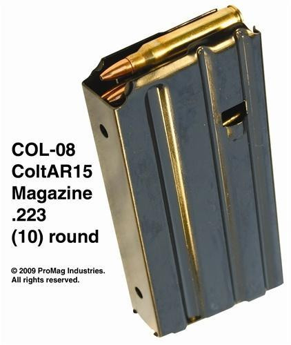 ProMag AR-15 Magazine .223 Rem Blued Steel 10/rd