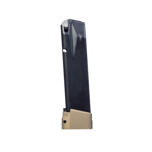 Canik TTI Combat Handgun Magazine 9mm Luger 18rd with TTI +3 Bronze Extension 21rd
