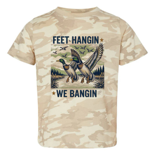 FEET HANGING CAMO SS TEE