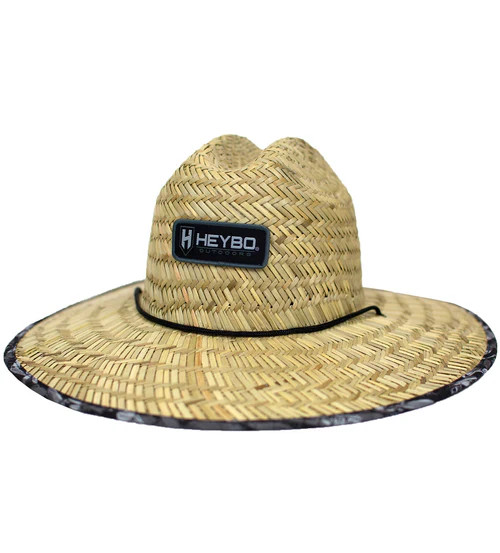 BLACK LURES STRAW HAT