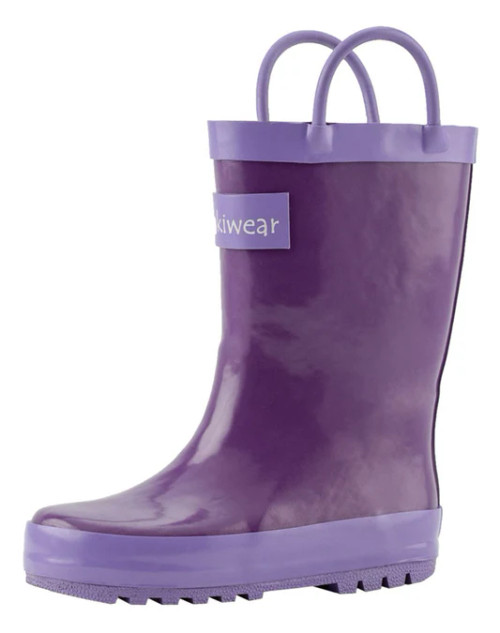 PURPLE ORCHID LOOP RAIN BOOTS