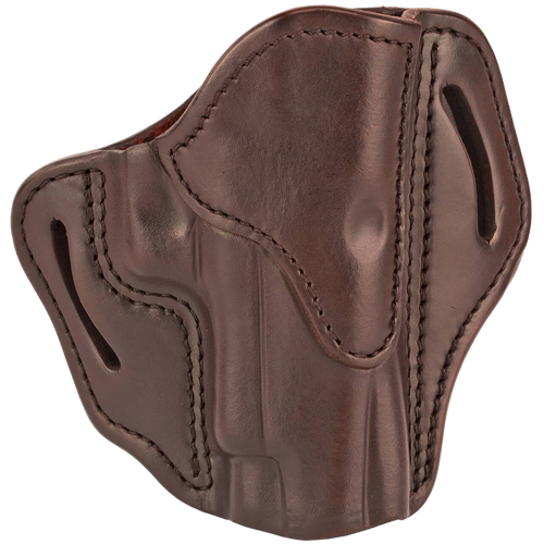 1791 Gunleather BH23SBRR BH2.3  OWB Size 2.3 Signature Brown Leather Belt Slide Compatible w/Glock 17/Sig P226/HK VP9 Right Hand                                                                        
