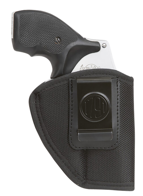 1791 Gunleather PNIWB2BLKR Premium Nylon  IWB Size 02 Black Ballistic Nylon Belt Clip Right Hand                                                                                                        