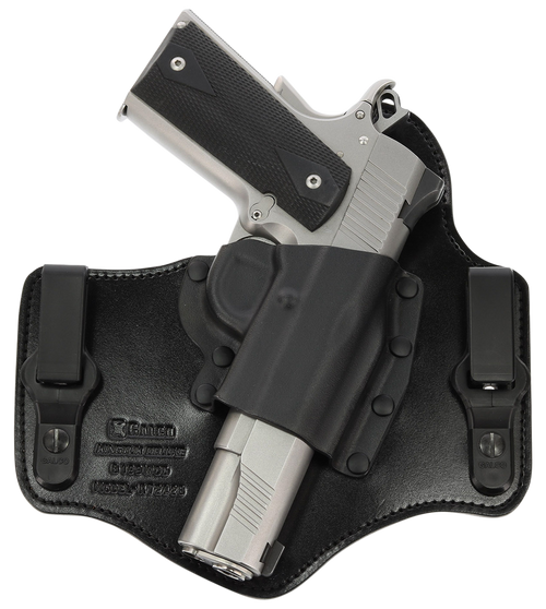 Galco KT662B KingTuk Deluxe IWB Black Kydex/Leather UniClip Fits Springfield XDS Fits Walther CCP Right Hand                                                                                            