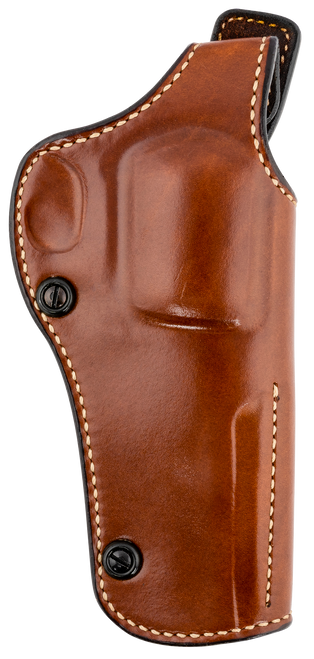 Galco PHX334 Phoenix  OWB Tan Leather Belt Slide Fits Ruger GP100 Fits S&W L Frame Right Hand                                                                                                           