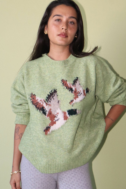 FLYING DUCK KNIT SWEATER