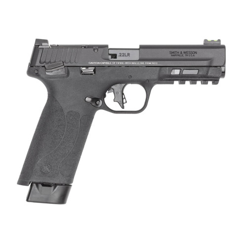 M&P 22X Handgun .22 LR 20rd Magazines(2) 4.1" Threaded Barrel White Dot Sights Thumb Safety Black