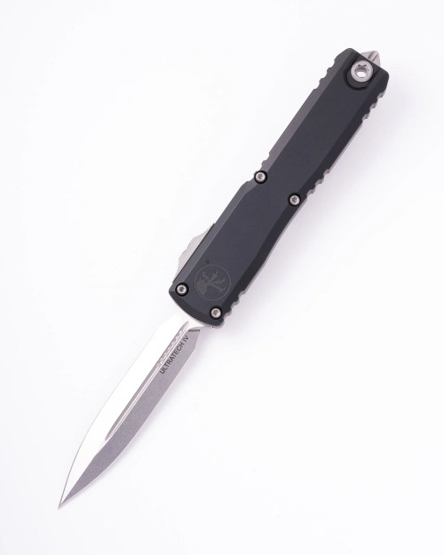 Microtech ULTRATECH GEN IV D/E STONEWASH STANDARD BLACK M390MK 3.55"