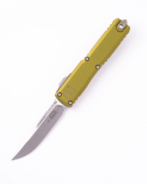 Microtech ULTRATECH GEN IV S/E STONEWASH STANDARD OD GREEN M390MK 3.55"
