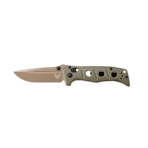 Benchmade Mini Adamas Flat Earth G10 CPM-CruWear 3.25"