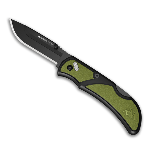 Outdoor Edge 2.5" RazorEDC Lite Green Japanese 420J2 Stainless 2.5"