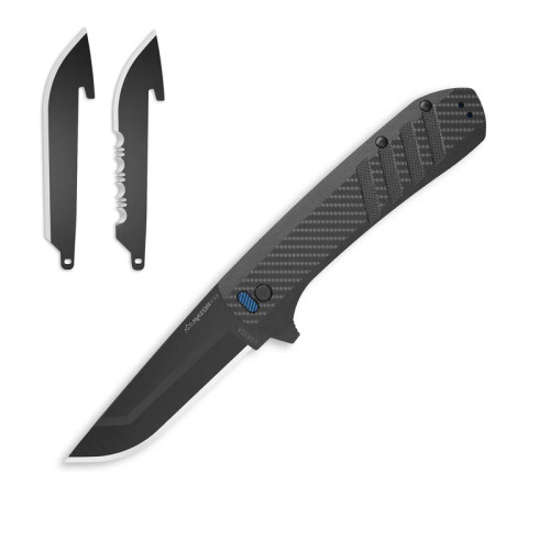 Outdoor Edge Razor VX4 Carbon over G10 Japanese 420J2 Stainless 3.0"