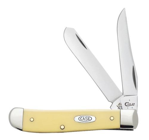 Case Knives Yellow Synthetic CS Mini Trapper 2.75"