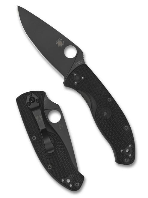 Spyderco Tenacious Lightweight Black 8Cr13MoV 3.39"
