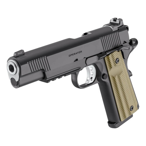 Springfield 1911 Operator Handgun 9mm Luger 9rd Magazines(2) 5" Barrel G10 Grips Tritium Front Sights