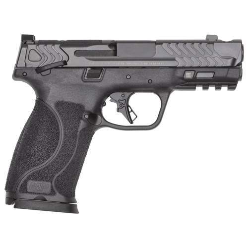 S&W PC M&P 10mm M2.0 Carry Comp Handgun 10mm Auto 10rd Magazines(2) 4" Barrel OR Thumb Safety Black Compliant