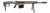 Barrett 20153 M107A1 America 250 50 BMG 10+1 Black Fluted Barrel, Receiver w/Picatinny Rail, QD BiPod Forend, M-LOK Handguard, Black Polymer Grip                                                       