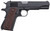 Auto-Ordnance 1911BKO 1911  45 ACP  5" Barrel 7+1, Matte Black Carbon Steel Frame, Serrated Slide, Checkered Brown Polymer Grip, Manual Safety                                                          