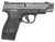 Smith & Wesson 13990 M&P 9 Shield Plus 9mm Luger 10+1 15+1 13+1 4" Stainless Armornite Gray Ported/Serrated Stainless Steel Slide Black Textured Grip                                                   