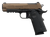 Sig Sauer 1911XCA45FBZXR3P 1911 XSeries Carry 45 ACP 8+1 4.20" Bronze Cerakote w/Freedom Engraving Stainless Steel Optic Ready/Serrated Slide, Matte Black DLC Stainless Steel Frame w/Beavertail & Pica