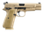 FN 66101069 High Power  9mm Luger 17+1, 4.70" Black Target Crown Steel Barrel, Flat Dark Earth PVD Serrated Steel Slide & Steel Frame w/Beavertail, FDE Textured Polymer Grip, Ambidextrous             