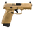 FN 66101388 545 MRD Full Size 45 ACP 15+1, 4.10" Black Target Crown Steel Barrel, Flat Dark Earth PVD Optic Cut/Serrated Steel Slide & Polymer Frame w/Picatinny Rail, Ambidextrous                     