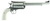Magnum Research BFR45707B BFR Long Cylinder Extra Large 45-70 Gov 5 Shot 7.50" Brushed Stainless Steel Barrel, Cylinder & Frame, Bisley White Laminate Grip, Exposed Hammer                             
