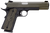 Taurus 1191101MGVZ 1911  45 ACP 8+1 5" Barrel, Matte Black Finish Beavertail Frame, Serrated Mil-Spec Green Cerakote Slide & Brown VZ Operator II Grip                                                  