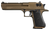 Magnum Research DE44CABB Desert Eagle Mark XIX *CA Compliant 44 Rem Mag 6" 8+1 Burnt Bronze Cerakote Carbon Steel Frame & Slide Black Rubber Grip                                                       