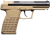 Kel-Tec PR57TAN PR57  Compact Frame 5.7x28mm 20+1 4" Black Steel Barrel, Tan Optic Ready/Serrated Slide, Tan Textured Grip                                                                              