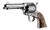 Pietta PFI45CP434EW Cowpoke 45 Colt (Long Colt) 6 Shot 4.75" Nickel Barrel, Nickel Engraved Cylinder & Frame, Cowhide Walnut Engraved Grip, Exposed Hammer                                              