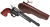 Heritage Mfg Rob Roberts22B6LHOL Rough Rider  22 LR 6 Shot 6.50" Black Oxide BaRob Robertsel, Frame & Cylinder, Cocobolo Grips Features Hunter Debossed Leather Holster                                                   