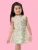 SLEEVELESS ZIP RUFFLE DRESS