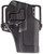 Blackhawk 410502BKR Serpa CQC  OWB Size 02 Matte Black Polymer Belt Loop/Paddle Compatible w/Glock 19/23/32/36/45 Right Hand                                                                            
