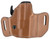 Bianchi 31831 Allusion Assent Pro-Fit OWB Size 11 Tan Leather Belt Slide Compatible w/ S&W M&P Shield/FN FNS Compact/Glock 26/27 Gen1-5 Belt Up to 1.50" Wide Right Hand                                
