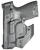 Mission First Tactical H2SWSHAIWBM Minimalist Holster IWB Black Polymer Belt Clip Fits S&W M&P Shield 2.0 9/40/Shield Plus/Shield 1.0 9/40 Ambidextrous                                                 