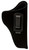 Bulldog DIP12 Deluxe  IWB Black Suede Like Belt Clip Fits Taurus Judge/3-4" Barrel Right Hand                                                                                                           