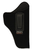 Uncle Mike's 89021 Inside The Pants Holster IWB Size 02 Black Suede Like Belt Clip Fits Med/Intermediate DA Revolver Fits 4" Barrel Right Hand                                                          