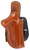 1791 Gunleather ORPDH1CBRR BH1 Optic Ready Size 01 OWB Style made of Leather with Classic Brown Finish, Adjustable Cant & Paddle Mount Type fits 4-5" Barrel 1911 for Right Hand                        