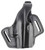 Galco FL800RB Fletch  OWB Black Leather Belt Slide Compatible w/Glock 43/43X, Springfield  Hellcat Belt Up to 1.75" Wide Right Hand                                                                     