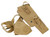 Cole-tac VW212 Varmint Wrangler Pistol Holder Coyote Brown Left Hand                                                                                                                                    