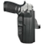 Rounded Gear SSRP320FSCFRHOWBPDL  Paddle Holster OWB Black Carbon Fiber Kydex Fits Sig Sauer P320 Right Hand                                                                                            