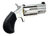 North American Arms PUGT Pug  22 WMR 5 Shot 1" Stainless Steel Barrel, Frame & Cylinder, Black Pebbled Rubber Grip, Exposed Hammer                                                                      
