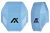 Axil LLC MXPLTB MX Plate  Polymer Over the Head Slate Blue                                                                                                                                              