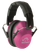 Walker's GWPFPM1PNK Pro Low Profile Passive Muff 22 dB Over the Head Pink/Black Polymer                                                                                                                 