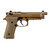 Beretta USA JS92QM9A4GM M9A4 Centurion 9mm Luger 5.10" Barrel 18+1, Flat Dark Earth Cerakote Polymer Frame, Serrated Steel Optic Cut Slide, Polymer Grip & Decocker Safety                              
