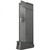 Glock Factory Original Glock 43 Magazine w/EXT Finger Black Polymer Rest 9mm Luger 6/rd Pkg'd