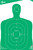 Allen EZ AIM Silhouette 12x18 Target Green- 10/ct