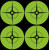 Birchwood Casey Targets 3" Green Target Spots - 40/Pack