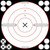 Birchwood Casey Shoot-N-C White/Black Bull's-Eye "X" Targets 5pk